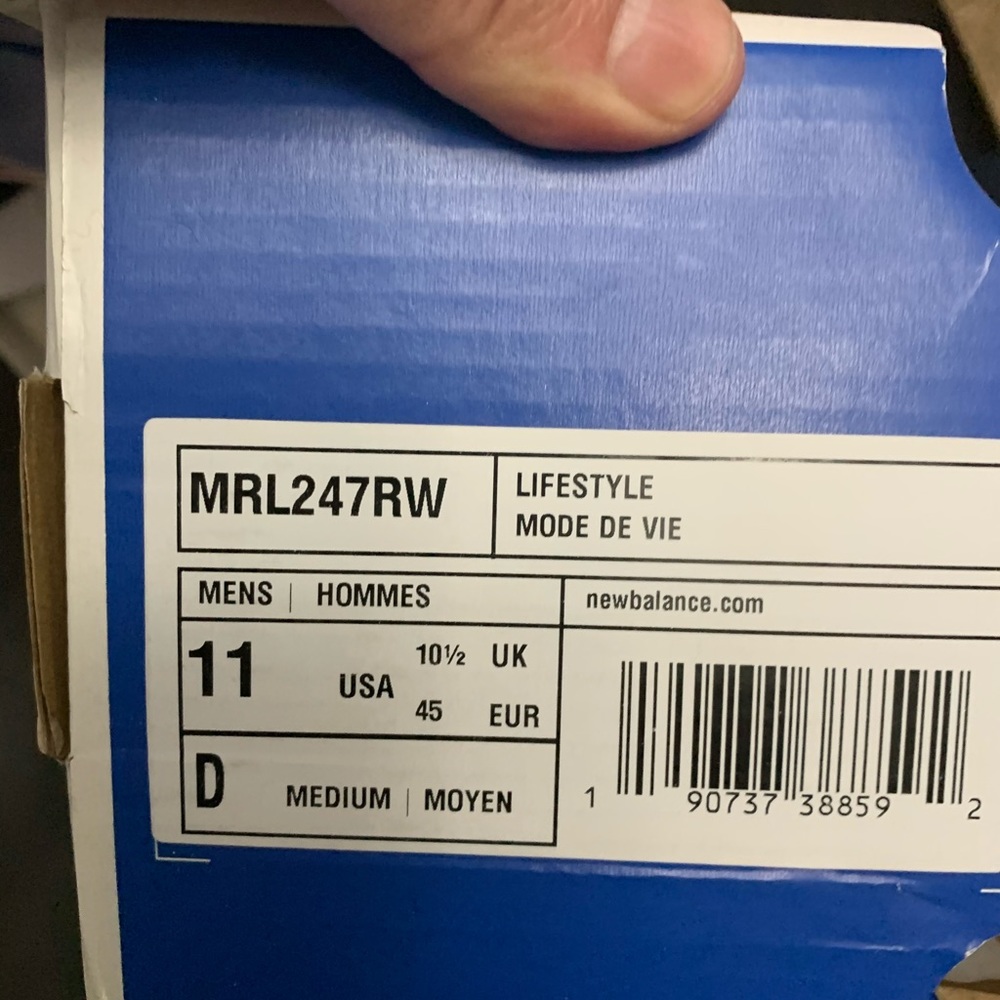 New Balance 247 RW lifestyle.  “Liverpool Red”